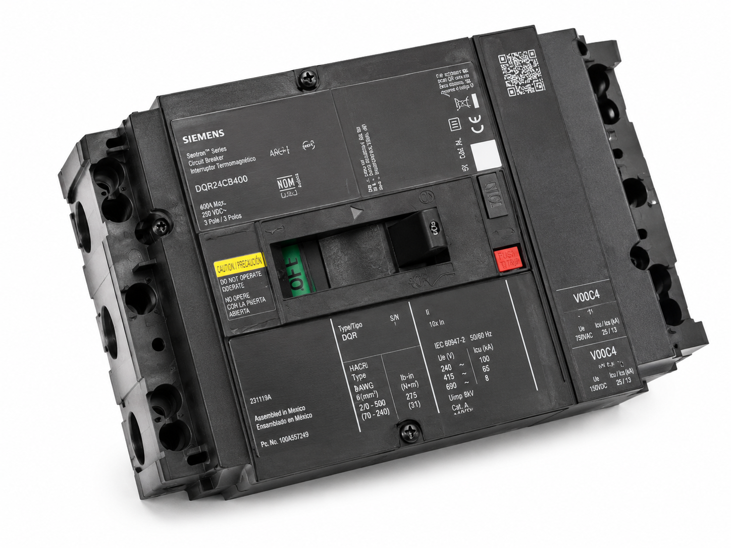 Producto eléctrico industrial Grupo HMR